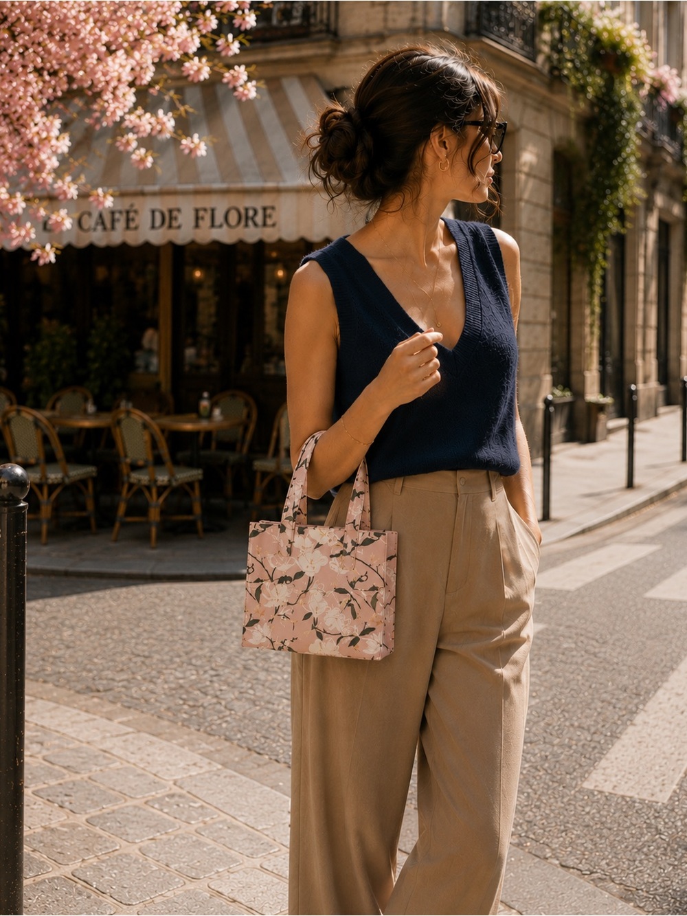 Ted Baker London Blossom Mini Tote Soft Blush Pink Floral NWT